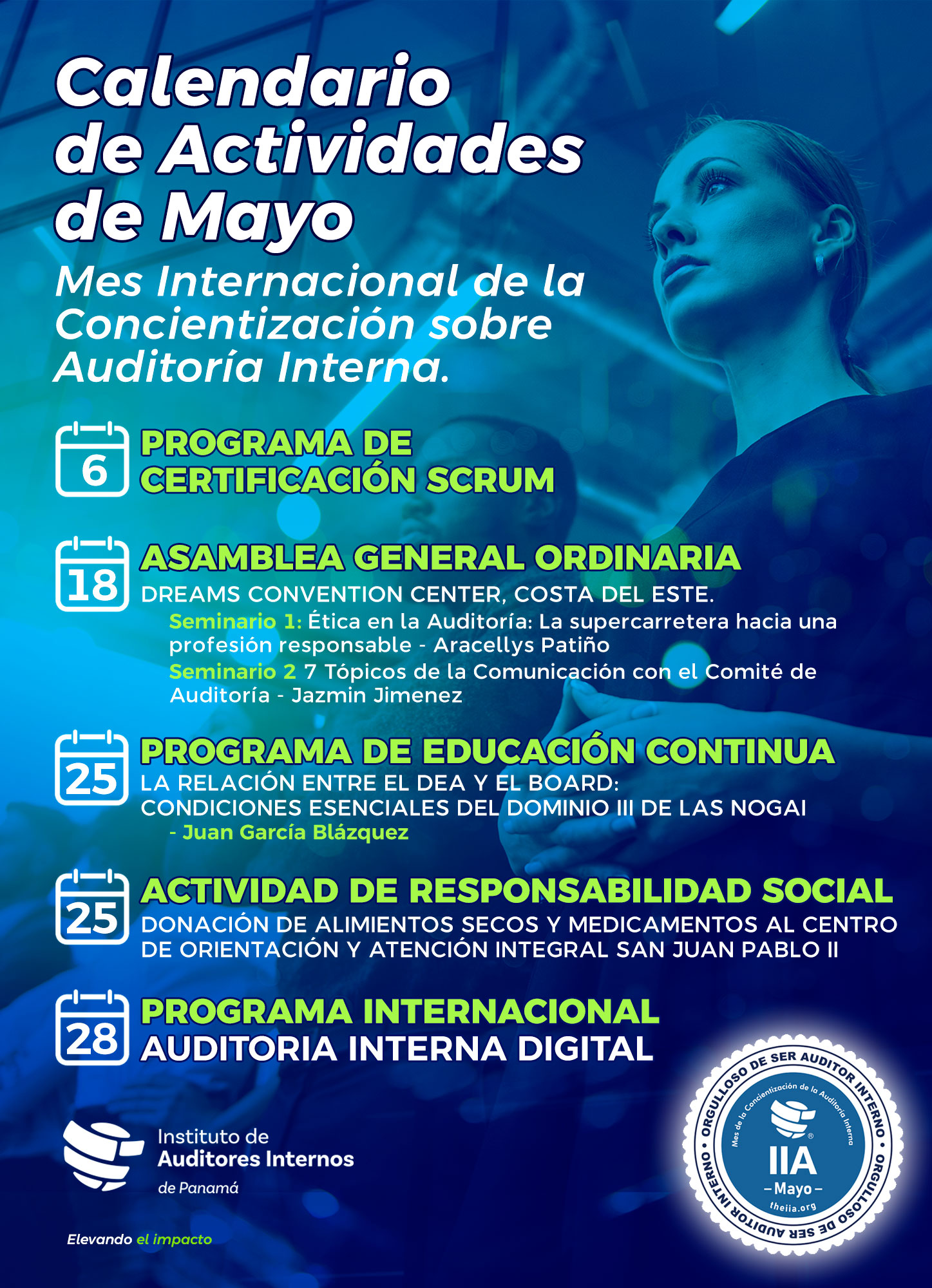 Calendario de Actividades de Mayo 2024